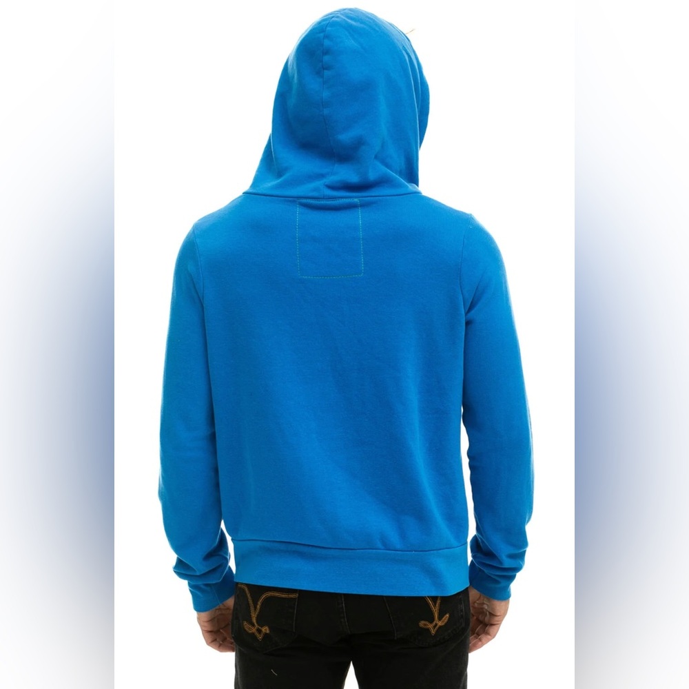 Aviator Nation 5 Stripe Zip-Up Hoodie UNISEX - Picture 12 of 12